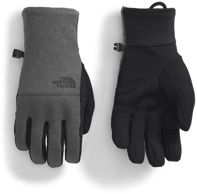 The North Face Men's Apex Insulated Etip Glove - Touchscreen Compatible, Heatseeker Insulation, Water Repellent Finish, TNF Dark Grey Heather, X-Large