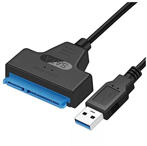 USB SATA 3 Câble SATA à USB 3.0 Adaptateur en Haut À 6 Gbps Support 2.5inch Externe SSD HDD Disque Dur 22 Broches SATA III A25 2.0 (Color : Orange)