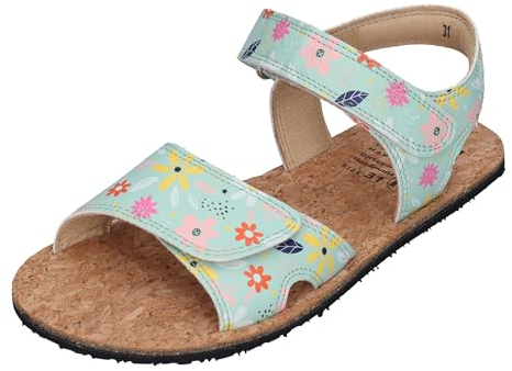 KOEL Barefoot - Kinder Sandalen - Ashley Print - Mint, Größe:34 EU