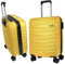 HANSEKOFFER Hartschalenkoffer groß · Koffer XL · Reisekoffer mit Rollen · Trolley mit Teleskopgriff · Leicht · Rollkoffer mit Zahlenschloss · Gelb