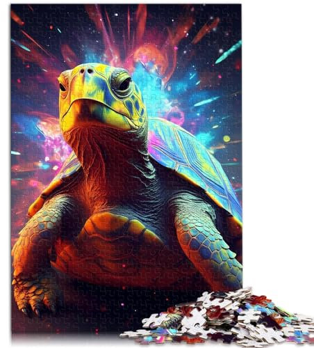Puzzle für Puzzle Turtle. Bunte Puzzles für Erwachsene. 1000-teiliges Puzzle. Holzpuzzle als Geschenk für die ganze Familie. 1000 Teile (50 x 75 cm)