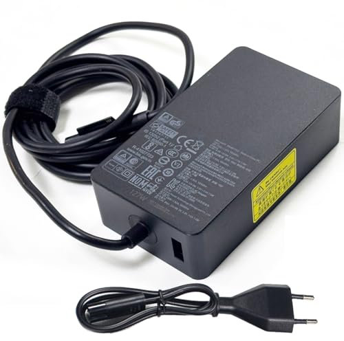 XITAIAN 127W 15V 8A 1932 Adaptador Cargador Portátil Repuesto para Microsoft Surface Pro 11/10/9/8/7+/7/6/5/4/3/X, Surface Laptop 7/6/5/4/3, Surface Book 2/3, Surface Laptop Studio 2/1
