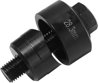 Punch de Metal 28.3 mm Perforadora de Chapa de Sierra de Agujero Cortador de Agujeros Manual de Precisión para Perforar Fácilmente en Fregaderos de Cocina, Placa de Acero y Acero Inoxidable