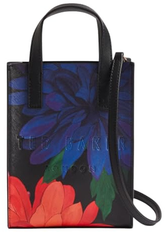 Ted Baker Damen Bag Icon Tasche, Schwarz/Pures Vergnügen