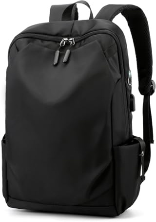 Aucuu Zaino Porta PC, 14 Uomo Laptop Borsa per PC Portatile, Zaino Laptop con Tasche Multiple, Zaini Impermeabile da Uomo, per Scuola, Lavoro, Viaggio