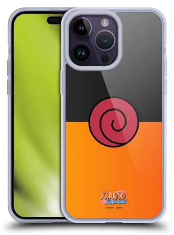 Head Case Designs Officially Licensed Naruto Shippuden Naruto Costume Iconic Gel Case [Military Grade Protection] Compatible with Apple iPhone 14 Pro Max and Compatible with MagSafe