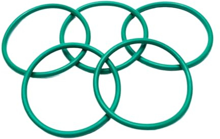 10 Stück Fluorkautschuk-O-Ringe 9mm Außendurchmesser 0.5mm Breite, 9mm x 0.5mm