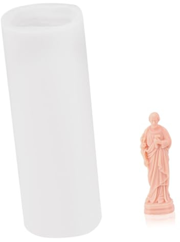 iplusmile Jesus 3d Silikonform für Kerzen und Seifen Kleine Jesus Form aus Lebensmittelechtem Silikon Selbstgemacht Gießform für Wachs Epoxidharz und Gips Bastelbedarf für Heimwerker