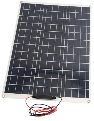 TOPINCN Kit de Panneau Solaire 300 W Panneau Solaire Portable en Silicium Monocristallin avec Protection contre les Surcharges pour Camping en Plein Air RV Charge de Batterie
