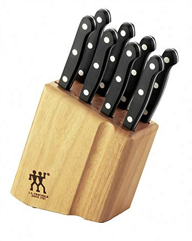ZWILLING TWIN Gourmet Classic 9-pc Steak Knife Block Set