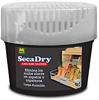 Secadry 231455 Geruchskiller Verdunster für Schuhe, Weiß, 9 x 4.5 x 8.5 cm