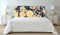 Kopfteil Bett verschiedene Maßnahmen Textur Vintage Alten Mittel Blumen-Stil Zeit 200x60cm