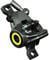 Magura, Pinza Freno Mt8,Mystic Grey,Copertura Rosso E Giallo Neon, Acciaio Perconnessione Con Banjo (Non Incluso), Incluse Pastiglie Freno, Morsetto Dei Freni., Multicolore, U, Unisex-Adult.