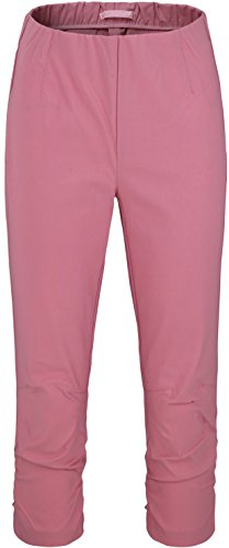 Stehmann Maria-530, stretchige Caprihose, seitlich gerafft (46, pink Lady)