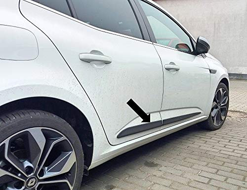 Spangenberg Barres de protection latérales noires pour Renault Megane IV à hayon 5 portes à partir de 11.2015- F52 (3700052)