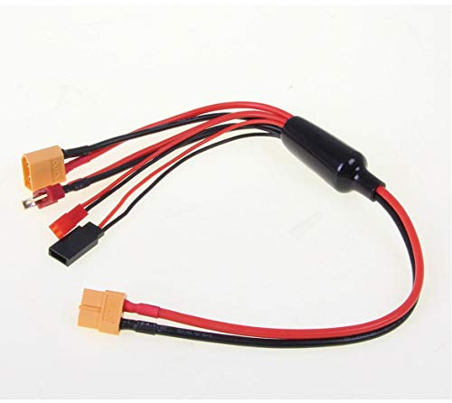 ROBBE LADEKABEL Multi 5 4-Fach XT-60 BUCHSE ABGEHEND 1STK.