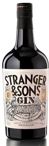 Stranger & Sons Citrus Gin 70cl, 42.8 pct ABV - Made in Goa, India - Sustainably crafted with 9 handpicked botanicals for a smooth, citrusy profile - Great for gin and tonic and refreshing spritzes