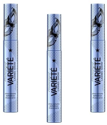 Eveline Cosmetics Variété Mascara Augen-Make-up Wasserdichte Wimperntusche für Volumen und Verlängerung