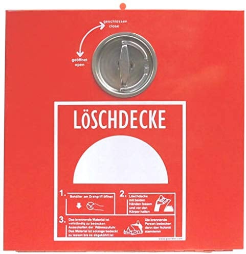 DerABCFeuerlöscher.de GmbH Löschdeckenbox aus Stahlblech rot