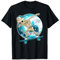 Dabbing Skelett beim Skaten - Skateboard - Fun - Design T-Shirt