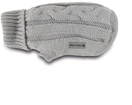 Wolters Zopf-Strickpullover, Größe:30 cm, Farbe:Silber