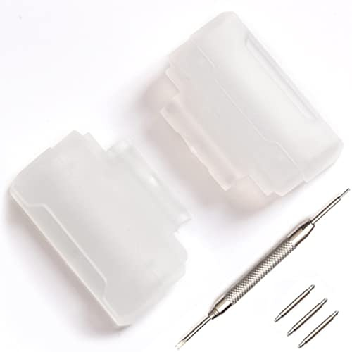 Hijiawee Conversion Nylon Band Adapter Kit Durable Connector Compatible with Casio G-Shock GR8900/DW90151/DW6900/DW5600/GW5610/GW9400/GDF-100/GA100/GD120/GL-7200 Series Accessory (Clear)