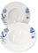 Bonna Navy 2er Set weiße Pastateller 28cm mit Motiv in blau I Suppenteller mit breitem Rand I tiefe Nudelteller I große Salatteller Beilagenschalen I Essteller maritim I Geschirr Premium-Porzellan