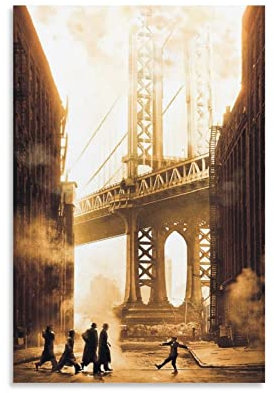 Filmposter Once Upon A Time In America, Vintage-Stil, Kunstposter und Wandkunst, modernes Familien-Schlafzimmer, Dekor-Poster, 50 x 75 cm