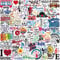 50Pcs Love Music Stickers,Gifts for Music Lovers,Trendy Musical Symbol Stickers Decals for Guitar Laptop Water Bottle Phone Scrapbook,