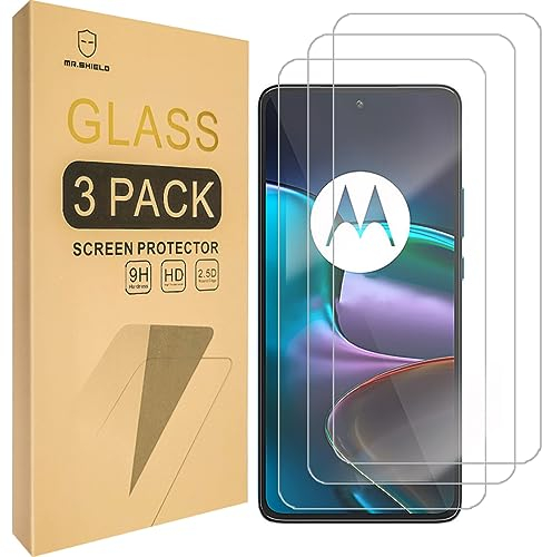 Mr.Shield Schutzfolie Kompatibel mit Motorola Edge 30 / Moto Edge 30 [3 Stück] Schutzglas Schutzglasfolie 9H Härte, HD Klare Displayschutzfolie