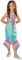 Rubies Deluxe Barbie Meerjungfrau Kostüm für Mädchen, Meerjungfrauenkleid mit schimmerndem Stoff, offizielles Mattel-Kostüm für Weihnachten, Karneval, Halloween, Partys und Geburtstage