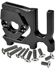 Palumma RC Motor Mount for ARRMA, Aluminum Alloy RC Motor Mount Bracket for ARRMA 1/8 KRATON 6S BLX 4WD BRUSHLESS SPEED MONSTER TRUCK-ARA106040T1/T2 (Black)