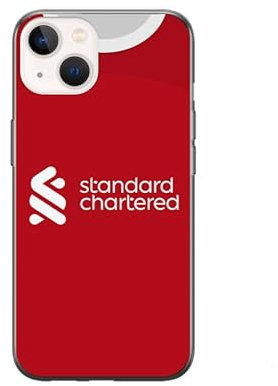 Liverpool 2023/24 Home Shirt Hard Silicone Rubber Phone Case Cover for iPhone 7 8 XR 11 12 13 14 SE (choose model in order detials) (iPhone 14)