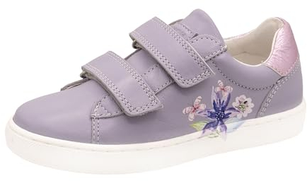 Telyoh Sneaker Mädchen Halbschuhe Y00851 Leder Lila, Schuhgröße:EUR 27