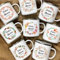 Tasse personnalisée en émail avec nom personnalisé - Tasse à café pour enterrement de vie de jeune fille - Tasse en émail pour demoiselle d'honneur, témoin - Cadeau de mariage pour témoin (1 pièce)