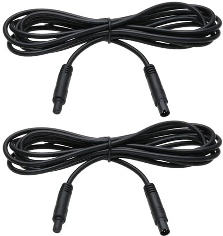 ECSiNG 2pcs A 5 Pin 2M Cavo Prolunga Telecamera Auto Maschio-femmina Adattatore Per Telecamera Montata Su Auto Sistema Monitoraggio Segnale Video Della Telecamera Retromarcia Veicolo