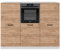 Vicco Küchenblock R-Line, Goldkraft Eiche/Weiß, 180 cm ohne Arbeitsplatte