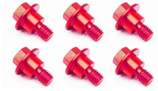 BYYINGS M6*12 Front Fork Guard Bolt Screw Compatible With SX SXF XC XCF EXC EXCF XCW XCFW 125 150 250 300 350 400 450 500 530 2000-2022(Red)