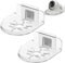 HELION 2 Pcs Camera Wall Mount, Universal WallMount Bracket Adhesive Security Camera Shelf without Drilling, Cameras Wall Bracket for Small Items and Security Cameras