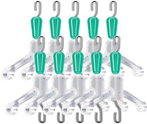 Lnhgh Verbinder für Angelschnur, Angelschnur, Space-Gabelung – 10 Stück Swivels-Splitter Contator Doppelhaken | Zubehör für Space-Verbinder