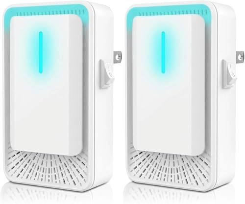 Air Purifier Plug In 2 Pack Filterless Ionic Air Purifier Negative Ion Generator Quiet Air Purifier for Bedroom Home Kitchen Office Portable Mini Air Cleaner Pet Odor Reducer Helps Reduce Smoke Dust