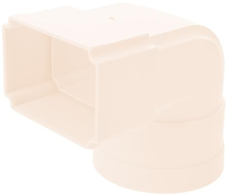 Adaptateur de Gouttière Carrée pour Évacuation Pluviale, Plastique Blanc | Large Ouverture, Raccord de Drainage des Eaux Pluviales, Installation Simple, Améliore L’écoulement