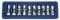 Universal joint inserts, 10 pieces Socket spanner tool set 3/8 inch.