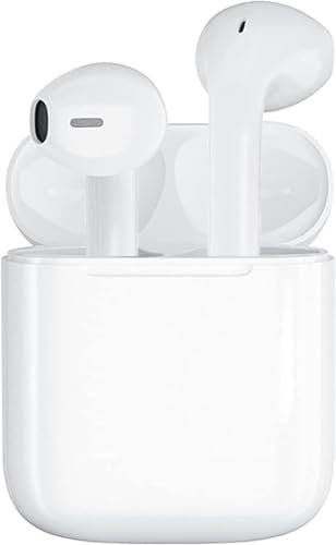Cuffie Bluetooth,Air Buds Pods Auricolari Bluetooth 5.3 Wireless con Microfono,Cuffiette Senza Fili con Controllo Touch,IPX7 Impermeabili,30 Ore di Riproduzione,per Air pods/iOS/Samsung/Android
