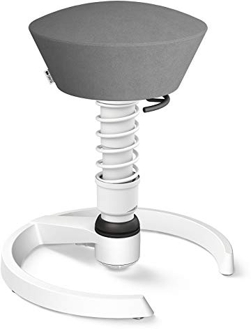 aeris Swopper – Ergonomischer Hocker – Bürohocker höhenverstellbar – Vielseitiger Sitzhocker für einen gesunden Rücken – Bürostuhl ohne Rollen, Feder Standard