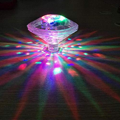 Lumière LED Submersible, Lumières de bain à remous,sous-marines imperméables petites à la batterie de la batterie pour le bain à remous de la fontaine de piscine de bac à remous