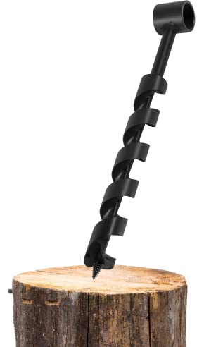 Camoo 1” x 12” Scotch Eye Wood Auger Drill Bit Hand for Bushcraft Backpack & Camping