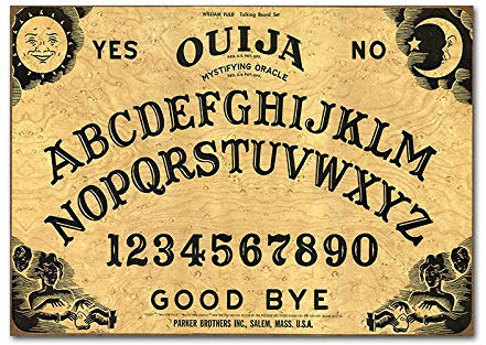 Yuefa Art Kunstwerk Ouija Board Poster Wandkunstdrucke Leinwand Malerei Home Print und Poster Bilder für Schlafzimmer Wohnzimmer Dekor 25x35cm (10x14in) Rahmenlos
