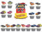 Race Car Happy Birthday Cake Toppers for Boys,17PCS Racing Car Theme Cup Cake Toppers,Boys Race Car Cupcake Toppers for Kid's Birthday Cake Decorations,Race Car Party Supplies for Man and Kids