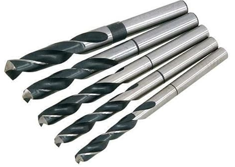 Neilsen CT4817-5pc HSS Drill Set with 10mm to 15mm Bits for Metal, Plastic and Wood with 12.7mm Reduced Shank and 118° Point